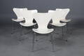 Arne Jacobsen. Fem stole Syveren, model 3107  5