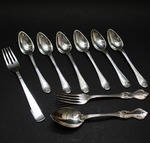 PARTI BESTICK, 9 delar, silver