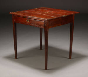 Engelsk spillebord, massivt mahogny