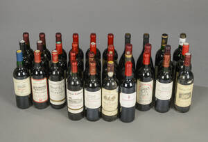 Samling af Bordeaux rødvin 34.
