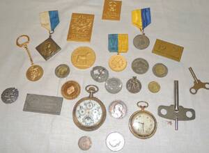 Mynt Medaljer Fickur mm