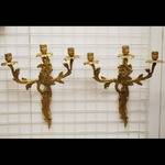 APPLIQUER, ett par, mässing