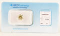 1 sealed brilliant-cut greyishyellow diamond 2.03ct.with HRD cert. included