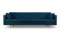 Hudson 3 pers. sofa, petroleum