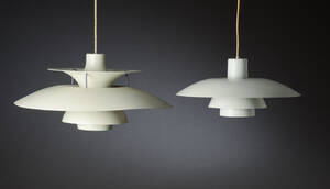 Poul Henningsen. PH5 pendel samt PH4 pendel 2