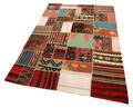 Shahsavan Patchwork tæppe, 223 x 175 cm