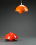 Verner Panton. To Flowerpot pendler 2 