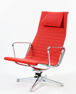 Charles Eames. Lounge lænestol. Model EA-124.