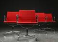 Charles Eames. Fire armstole fra serien Aluminium Group model EA-108 4