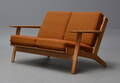 Hans J. Wegner. To-pers. sofa, model GE-2902