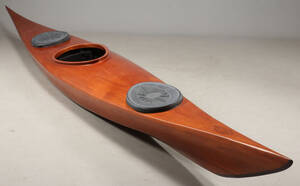Struer kajak model Sea Cruiser af mahogni. Udstillingsmodel