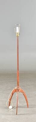 Golvlampa i teak, 50-tal