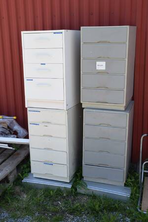 Hurtsar med lådor 4 st, 40x50, H 70cm