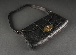 Mulberry lille skuldertaske i sort læder