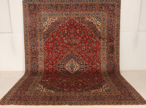 Persisk handknuten matta Kashan 405x290 cm