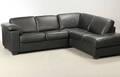 Dansk møbelproducent. Hjørnesofa af læder