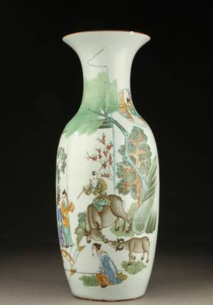Kinesisk vase af porcelæn, 1900-tallet