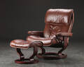 Ekornes, Norge. Stressless lænestol med skammel 2 