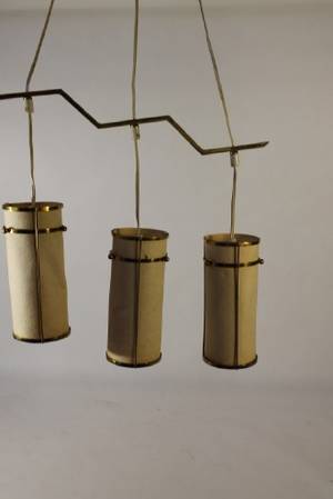 Taklampa, Art Deco i mässing.