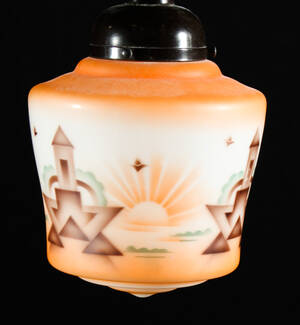 Taklampa, art deco, 193040-tal