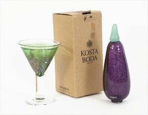 Konstglas 2 delar, Kosta Boda