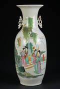 Stor kinesisk vase af porcelæn, 1900-tallet