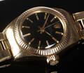 Rolex Oyster Perpetual damearmbåndsur, 14kt guld