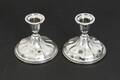 Ljusstakar ett par, silver, 1900-tal