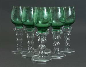 Vinglas 6st, remmarmodell