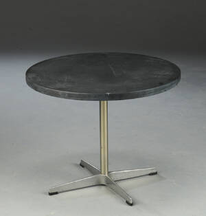 Fritz Hanen. Sofabord med plade af skiffer