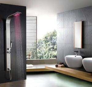 Brusepanel med massage, LED lys Denne vare er sat til omsalg under nyt varenummer 4697825