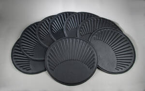 Mertz-Design. Siddehynder til Trinidad-stole, sort læder 8