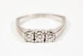 Ring med diamanter 0,52 ct, 18K