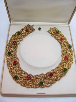 HALSBAND ART DECO I ORGINALLÅDA
