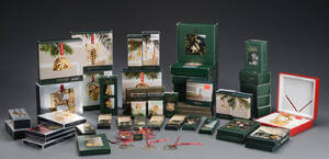 Georg Jensen. Samling forgyldt julepynt. 52