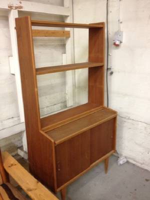 Bokhylla i teak, 1960-tal