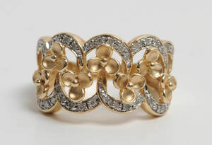 Heartbeat - Ring med brillanter, ca. 0.20 ct