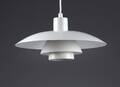 Poul Henningsen, PH4-pendel, hvidlakeret  