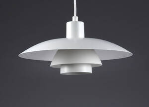 Poul Henningsen, PH4-pendel, hvidlakeret  