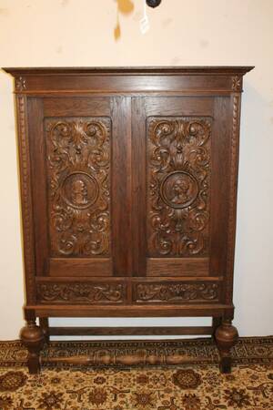 SKURET SKÅP, 171, B 124, D 43 CM