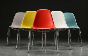 Charles Eames. Skalstole, model DSS i multicolour 6