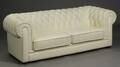 Chesterfield-stil 2-3 pers. Læder
