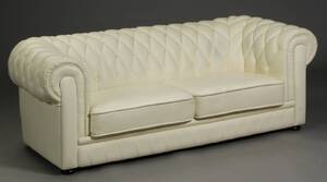 Chesterfield-stil 2-3 pers. Læder