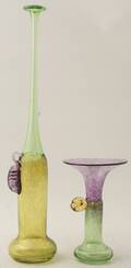 Konstglas, 2 delar
