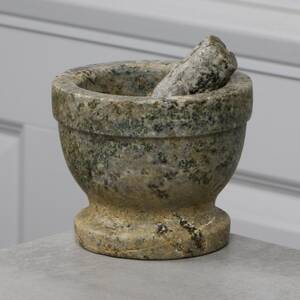 MORTEL med STÖT, marmor