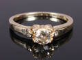Diamantring, ca. 0.53 ct. 