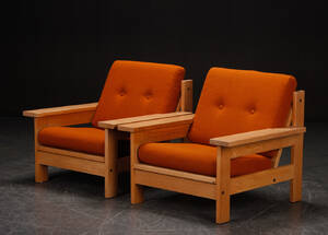 Laboremus. Par lænestole, egetræ 2