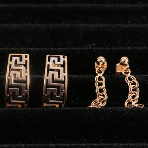 GULDÖRHÄNGEN 2par 18k 3.8g