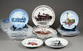 Samling DSB platter mm.