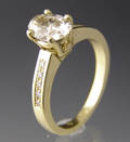 Brillant ring i alt ca. 1.36 ct. Denne auktion er annulleret - se nu vare 1953864